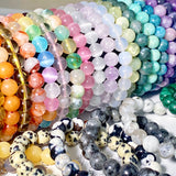 all 8mm bracelets of agate and jade