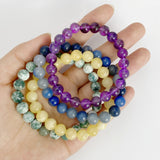 all 8mm bracelets of agate and jade