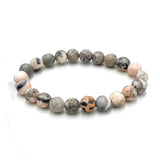 all 8mm bracelets of quartz and jasper