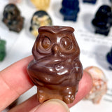 small owl carving