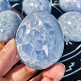 blue calcite eggs