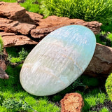 green Caribbean calcite palmstones