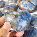 blue kyanite hearts